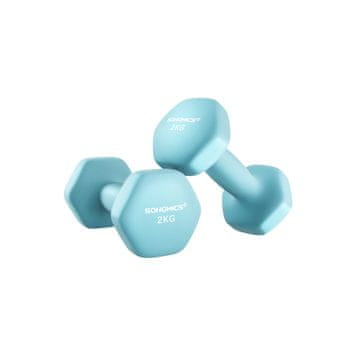 Songmics Set uteži 2 kosa 16x8 cm modra