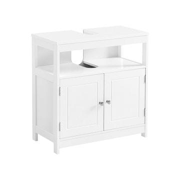 Songmics Kopalniška omarica 60x30x60 cm Bela