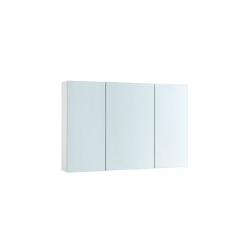 Songmics Ogledalo omarica 60x15x55 cm bela