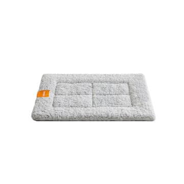 Songmics Plišasta odeja za hišne ljubljenčke 90x65 cm siva