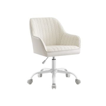 Songmics Pisarniški stol 62x62x83.5 cm bež