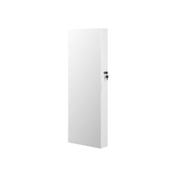 Songmics Stenska omara za nakit 37.5x9.7x108 cm rjava