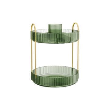 Songmics Organizator za ličila 23x23x31 cm zelene barve