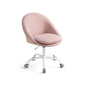 Songmics Pisarna stol 60x60x80-90 cm roza
