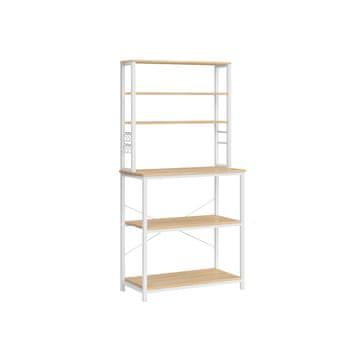 Songmics Kuhinjska polica 80x40x167 cm rjava
