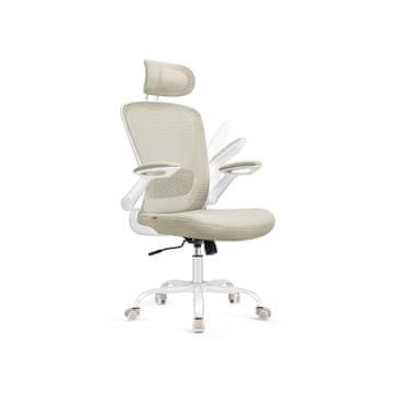 Songmics Pisarna stol 64x64x115 cm Bež
