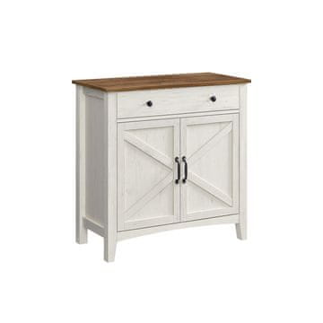 Songmics Kuhinjski kabinet 40x80x80 cm bela rjava