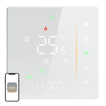 Moes MOES WHT-006-GB-WH Wi-Fi termostat za električno ogrevanje (bel)