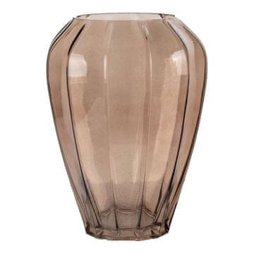 House Nordic Vaza, Vase, rjava, steklo