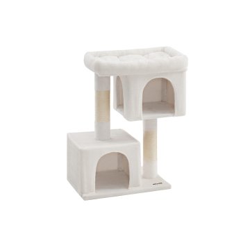 Songmics Mačje drevo 68x48x101 cm Bela