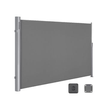 Songmics Stranski nadstrešek 200x350 cm siva