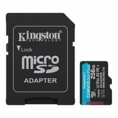 Kingston Canvas Go Plus Gen4 microSDXC kartica + adapter, 256GB (SDCG4/256GB)