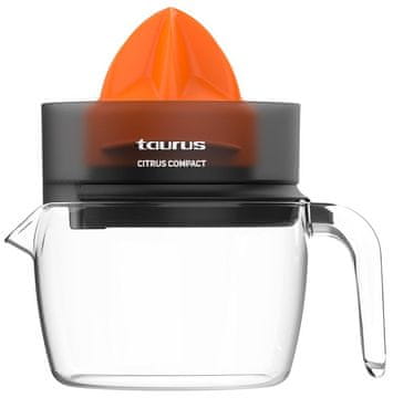 Taurus Taurus CITRUS COMPACT ročni sokovnik, 30 W, črn/oranžen/prozoren