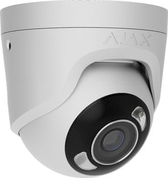 AJAX Ajax TurretCam varnostna kamera 5 MP, 4 mm leča, kovinska, bela