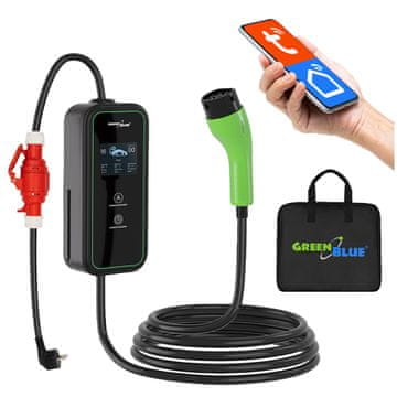 GreenBlue GreenBlue Tip-2 Polnilni kabel za električna vozila