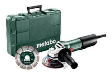 Metabo Metabo SZLIFIERKA KĄT.125 W 850-125 SET kotni brusilnik, 850W, komplet