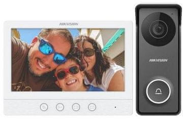 slomart Hikvision DS-KIS213(B) video domofon komplet, 4-žični