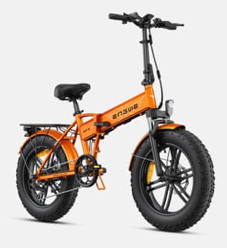Engwe ENGWE EP-2 BOOST zložljivo električno fat kolo, 250 W, 55 Nm, baterija 48 V 13 Ah, do 120 km, 20 × 4,0", oranžno