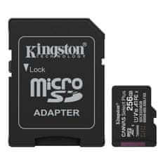 Kingston Canvas Select Plus Gen3 microSDXC kartica + adapter, 256GB (SDCS3/256GB)