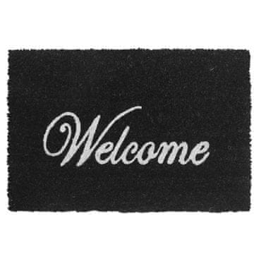 Northix Predpražnik za vrata Welcome iz kokosovih vlaken, nedrseč, 60x40 cm