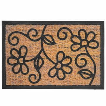 Northix Predpražnik iz kokosovih vlaken in PVC-ja, 60x40 cm, nedrseč, za notranjo/zunanjo uporabo