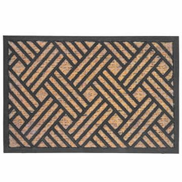 Northix Predpražnik iz kokosovih vlaken in PVC-ja, 60x40 cm, nedrseč, za notranjo/zunanjo uporabo