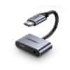 Ugreen USB-C na 3.5mm Audio Jack na USB-C polnilni adapter (50596)