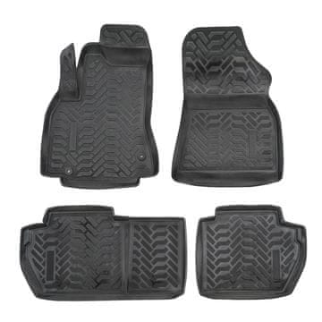 J&J Automotive Gumijaste preproge z dvignjenim robom za Citroen Berlingo 2 2008-2018 4 kosa