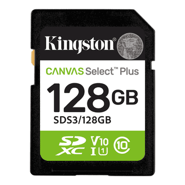 Kingston Canvas Select Plus Gen3 SD kartica, 128GB (SDS3/128GB)