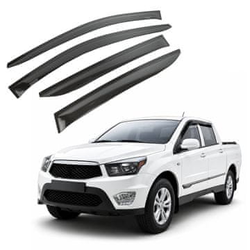 SCOUTT Okenski deflektorji za Ssangyong Korando Sports 2011-2019 4 kosa