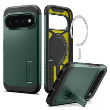 Spigen Tough Armor ovitek za telefon Google Pixel 11 Pro XL, zeleni (ACS11864)