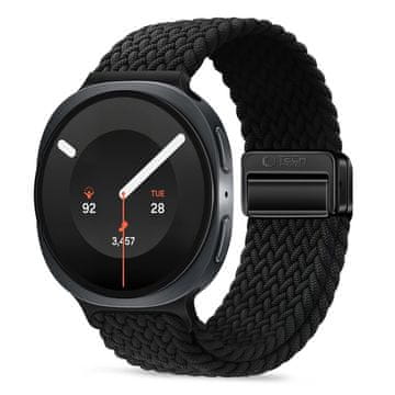 Tech-protect Nylon Mag pašček za Samsung Galaxy Watch 8 / 9 / Classic (40 / 44 / 46mm), black