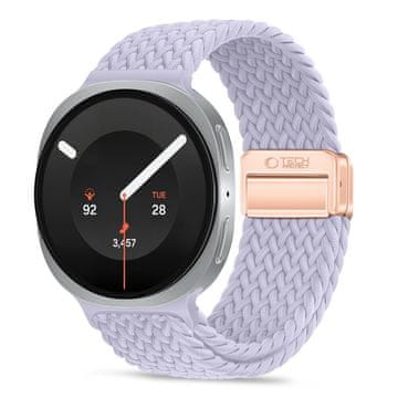 Tech-protect Nylon Mag pašček za Samsung Galaxy Watch 8 / 9 / Classic (40 / 44 / 46mm), periwinkle