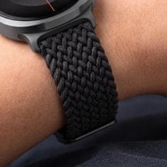 Tech-protect Nylon Mag pašček za Samsung Galaxy Watch 8 / 9 / Classic (40 / 44 / 46mm), black