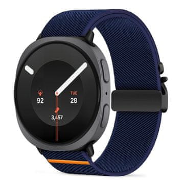 Tech-protect Nylon Clasp pašček za Samsung Galaxy Watch 8 / 9 / Classic (40 / 44 / 46mm), navy blue