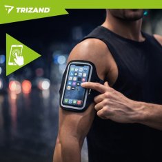 Northix Ovitek za telefon za tek, vodoodporen, zaslon na dotik, 7"