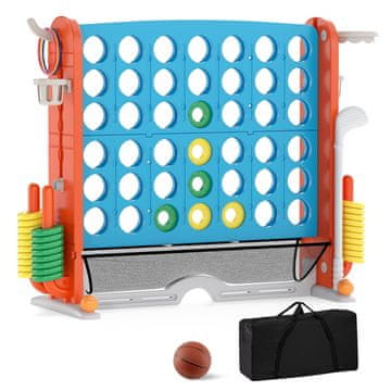 Northix Komplet iger 4 v 1 Jumbo: Connect 4, košarka, met obročev, golf