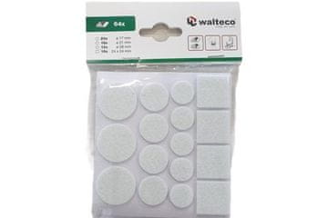 Walteco Komplet filcanih blazinic Set of felt pads, white, 64 pcs.