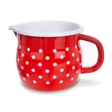 Orion Tradicionalna jeklena skodelica, emajlirana, premera 10 cm, okrasna