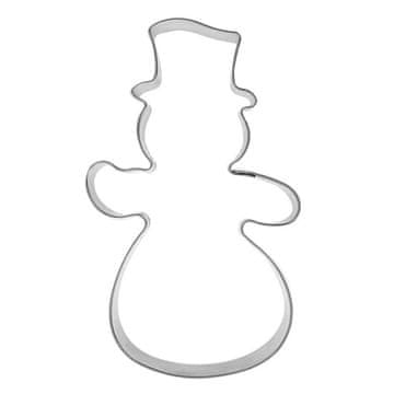 Orion Model za torto Snowman iz nerjavečega jekla za praznične božične torte