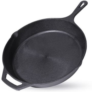 Orion Litoželezna posoda 30 cm za vse kuhinje, pečice in odprti ogenj
