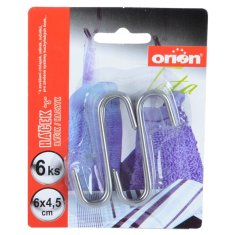 Orion Set 6 kavljev za brisače in kuhinjske pripomočke