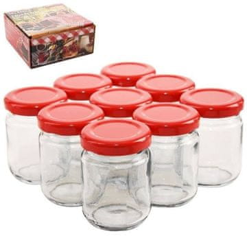 Orion 9 steklenih kozarcev 60 ml: marmelada, pire, suho sadje, zelišča