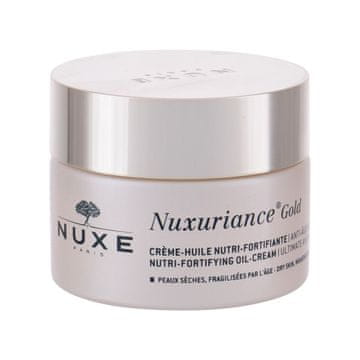 Nuxe Nuxuriance Gold Nutri-Fortifying Oil-Cream regeneracijska krema proti staranju za suho kožo za ženske