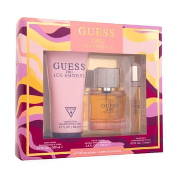 Guess Guess 1981 Los Angeles SET3 darilni set toaletna voda 100 ml + losjon za telo 200 ml + toaletna voda 15 ml za ženske