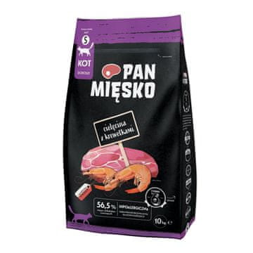 Pan Mięsko PAN MIĘSKO Hrana za mačke Govedina s kozicami 10 kg