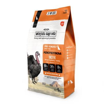 Wiejska Zagroda WIEJSKA ZAGRODA Hrana za pse Monoproteinska Purana 6 kg