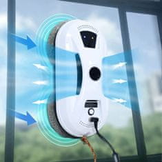 Dexxer Pametni avtomatski robotski čistilec oken in gladkih površin in daljinec 5600Pa