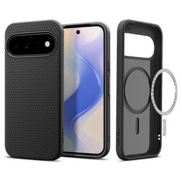 Spigen Liquid Air ovitek za telefon Google Pixel 11, mat črni (ACS11439)