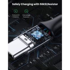 Ugreen USB-A 2.0 na USB-C 3.0 kabel, 3m, črn (60408)
